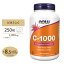 ʥա C-1000 ӥߥC ץ 1000mg 250γ NOW Foods ֥å ҥå ХեܥΥ