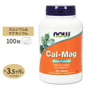 【期間限定MAX1500円OFFクーポンあり】NOW Foods カル マグ ストレスフォーミュラ 100粒 タブレット ナウフーズ Cal-Mag Stres...