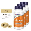 [3個セット] L-リジン 500mg 100粒