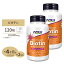 [2ĥå] ʥա ӥ ץ 10mg (10000mcg) 120γ NOW Foods Biotin ٥ץ 120ʬ ӥߥB 󥱥 إ ȩ ȱ 