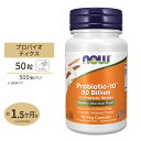 NOW Foods voCIeBbN-10 500 50 xWJvZ iEt[Y Probiotic-10 50Billion 50vegcapsules