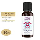 【最大10%OFFクーポン】ナウフーズ エッセンシャルオイル キャンディーケーン ホリデーブレンド 30ml (1floz) NOW Foods Candy C...