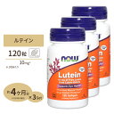  ルテイン 10mg 120粒《4ヵ月分》 (旧ルテインエステル20mg) NOW Foods (ナウフーズ)