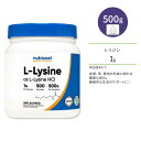 ニュートリコスト L-リジン パウダー 500g (17.9oz) Nutricost L-Lysine Tablets 必須アミノ酸 ノンフレーバー