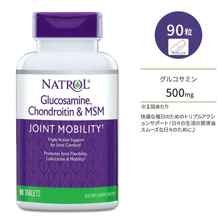 ig[ ORT~ RhC` MSM ^ubg WCgT|[g 90 Natrol Glucosamine Chondroitin & MSM h{⏕Hi