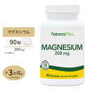 lC`[YvX }OlVE 200mg 90 ^ubg Natures Plus Magnesium 200mg Tablets