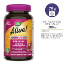 ネイチャーズウェイ アライブ！ ウィメンズ 50＋ プレミアムグミ マルチビタミン 75粒 Nature 039 s Way Alive！ Women 039 s 50 Premium Gummies Multivitamin 健康サポート ビタミン ミネラル 女性向け サプリメント 50代