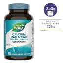 ネイチャーズウェイ カルシウム マグネシウム&亜鉛 250粒 カプセル Nature's Way Calcium-Magnesium-Zinc サプリメント 必須ミネラル 健骨サポート