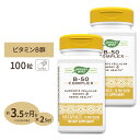 商品説明 ●ビタミンBコンプレックスは、毎日がんばる方やダイエッターなど、非常に幅広く必要とされるビタミンです。 ●ビタミンBそれぞれが、体の様々な働きに関係しており、協働することから、幅広い方に愛用される製品でもあります。 ●お得な2個セット 2個セットはこちら 単品はこちら 消費期限・使用期限の確認はこちら 内容量 / 形状 2個セット 各100粒 / カプセル 成分内容 【1粒中】 チアミン (チアミンHCl)50mg リボフラビン (リボフラビン / 5-リン酸リボフラビン)50mg ナイアシン (ナイアシンアミド)50mg ビタミンB6 (ピリドキシンHCl)50mg 葉酸400mcg ビタミンB12 (シアノコバラミン)50mg ビオチン50mcg パントテン酸 (d−パントテン酸カルシウム)50mg イノシトール50mg コリン (重酒石酸コリン)25mg 他成分: ゼラチン(カプセル)、マルトデキストリン、キビ、ステアリン酸マグネシウム ※製造工程などでアレルギー物質が混入してしまうことがあります。※詳しくはメーカーサイトをご覧下さい。 飲み方 食品として1日1粒を目安にお水などでお召し上がり下さい。 メーカー Nature&#x27;s Way ・成人を対象とした商品です。 ・次に該当する方は摂取前に医師にご相談下さい。 　- 妊娠・授乳中 　- 医師による治療・投薬を受けている ・高温多湿を避けて保管して下さい。 ・お子様の手の届かない場所で保管して下さい。 ・効能・効果の表記は薬機法により規制されています。 ・医薬品該当成分は一切含まれておりません。 ・メーカーによりデザイン、成分内容等に変更がある場合がございます。 ・製品ご購入前、ご使用前に必ずこちらの注意事項をご確認下さい。 VitaminB-50 Complex 100caps 生産国: アメリカ 区分: 食品 広告文責: &#x3231; REAL MADE 050-3138-5220 配送元: CMG Premium Foods, Inc. さぷりめんと 健康 けんこう へるしー ヘルシー ヘルス ヘルスケア へるすけあ 手軽 てがる 簡単 かんたん supplement health