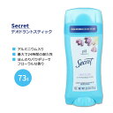 シークレット インビジブルソリッド デオドラント シアクリーンの香り 73g Secret Invisible Solid Antiperspirant and Deodorant,Sheer Clean,2.6 Oz 単品 セット