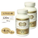 [2個セット] ソースナチュラルズ バイオセルコラーゲンスキンエターナル ヒアルロン酸 120粒 Source Naturals Skin Eternal Hyaluronic Acid