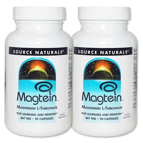  ソースナチュラルズ マグテイン L-トレオン酸マグネシウム90粒 Source Naturals Magtein 90Capsules