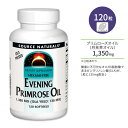 ソースナチュラルズ イブニング プリムローズオイル 1350mg ソフトジェル 120粒 Source Naturals Evening Primrose Oil 1350mg 120 Softgels 月見草オイル ガンマリノレン酸