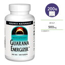 ソースナチュラルズ ガラナ エナジャイザー 900mg 200粒 タブレット Source Naturals Guarana Energizer カフェイン 1