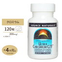 ソースナチュラルズ ウルトラクロミウムGTF 200mcg 120粒 Source Naturals Chromium GTF Ultra 200mcg 120Tablets