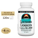 ソースナチュラルズ グルコサミン&コンドロイチン with MSM 120粒 Source Naturals Glucosamine Chondroitin /MSM 120Tablets