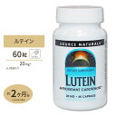 【ポイントUP対象★3月4日 20時 - 11日 2時迄】【隠れた名品】ソースナチュラルズ ルテイン 20mg 60粒 Source Naturals Lutein 20mg 60Capsules