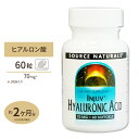 ソースナチュラルズ ヒアルロン酸 インジュヴ 低分子 60粒 Source Naturals Injuv Hyaluronic Acid 70mg 60Softgelsサプリメント サプリ 美容サプリ 加工食品[大増量！]