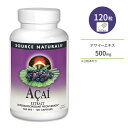 \[Xi`Y ATC[GLX 500mg 120 JvZ Source Naturals Acai Extract 120 Capsules Tvg |tFm[ AgVAj X[p[t[h