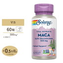 ソラレー マカ エキス 300mg カプセル 60粒 Solaray Maca Root Extract VegCap