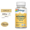 ソラレー タイムリリース ビタミンC 500mg ベジタブルカプセル 100粒 Solaray Timed Release Vitamin C VegCap体調 管理 健康 話題 対策 習慣