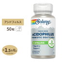 ソラレー アシドフィルス トリプルストレイン フォーミュラ ゴートミルク カプセル 50粒 Solaray Acidophilus 3 Strain Probiotic Prebiotic Goat 039 s Milk