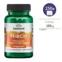 スワンソン ナイアシン 100mg 250粒 タブレット Swanson Niacin サプリメント 健康 美容 スキンケア ビタミンB