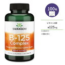 X\ r^~B-125 RvbNX 100 ^ubg Swanson Vitamin B-125 Complex Tv Nێ h{⏕ K