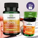 【ポイントUP 7/18~28】スワンソン NMN (ニコチンアミドモノヌクレオチド) 300mg 30粒 ベジカプセル Swanson NMN Nicotin...