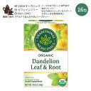 トラディショナルメディシナル ダンデライオンリーフ&ルート ティーバッグ 16包 28g (0.99oz) Traditional Medicinals Dandelion Leaf & Root Tea オーガニックハーブティー ノンカフェイン