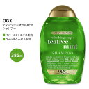 OGX GNXgXgOX tbVO XJv + eB[c[~g Vv[ 385ml (13floz) OGX Extra Strength Refreshing Scalp + Teatree Mint Shampoo wAPA lC {