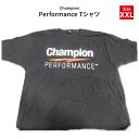 【最大10%OFFクーポン】チャンピオン パフォーマンス Tシャツ ブラック Champion Performance T-shirt Black XXL-si...