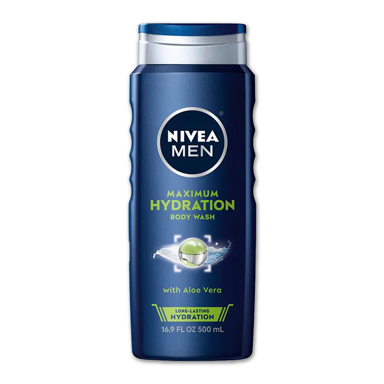 ニベア メンズ マキシマムハイドレーション ボディウォッシュ アロエベラ配合 500ml (16.9fl oz) NIVEA MEN Maximum Hydration Body Wa..