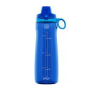  プラスチックウォーターボトル チャグ蓋付き ブルー 約1L （32oz） Pogo（ポゴ）