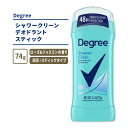 ディグリー シャワークリーン デオドラントスティック 74g (2.6oz) ローズ&ジャスミンの香り Degree Shower Clean Antiperspirant Deodorant Stick レディース 爽やか 汗