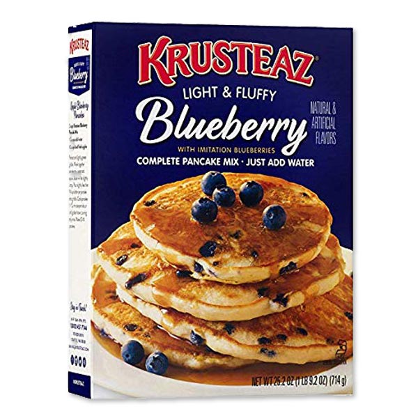 楽天プロテインUSAクラスティーズ パンケーキミックス ブルーベリー 714g Krusteaz Light & Fluffy Complete Pancake Mix Blueberry 常温食品 常温保存 備蓄 [海外直送] アメリカ版 米国