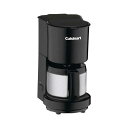 クイジナート コーヒーメーカー ステンレスデカンタ付き 4カップ ブラック 黒 Cuisinart Coffeemaker with Stainless Steel Carafe DCC-450BK オシャレ [海外直送] アメリカ おうち時間 リラックス