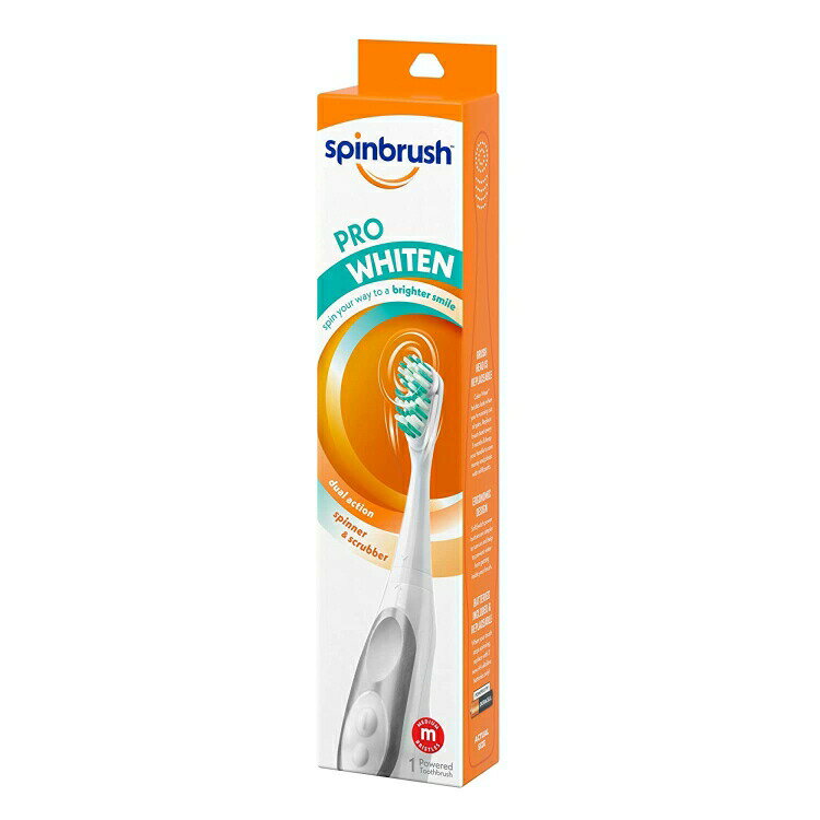 アーム&ハンマー 電動歯ブラシ 大人用 バッテリー Arm&Hammer Spinbrush PRO WHITEN Battery Powered Toothbrush 2