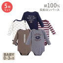 【在庫限り！】 ハドソンベビー コットン ベビー服 ロンパース 長袖 5枚セット フットボール Hudson Baby Cotton Long-Sleeve Football こども服 男の子 スポーツ アメフト