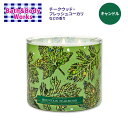 バス&ボディワークス マウンテンチークウッド 3本芯キャンドル 411g (14.5oz) Bath&Body Works Mountain Teakwood 3-Wick Candle 香り フレグランス