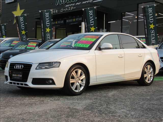 アウディ A4 1．8TFSI SEパッケージ HDDナビ ETC 赤革S（アウディ）【評価書付】【中古】
