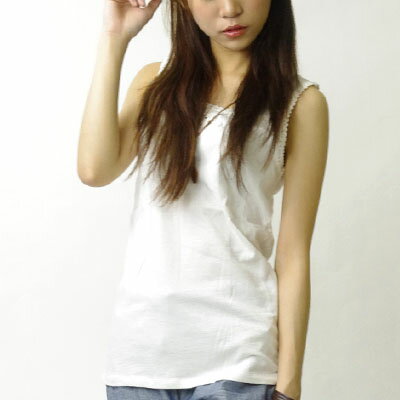 C.L.N (シーエルエヌ) リサイクル天竺2WAYタンクトップ