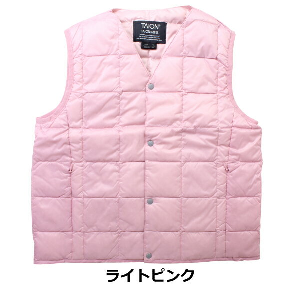 楽天市場】taion ベスト（カラーピンク）の通販