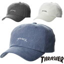 キャンプ 帽子 レディース メンズ THRASHER スラッシャー ローキャップ スケートグラフィック 19TH-C03 GONZ LOGO CAP 帽子 浅め...