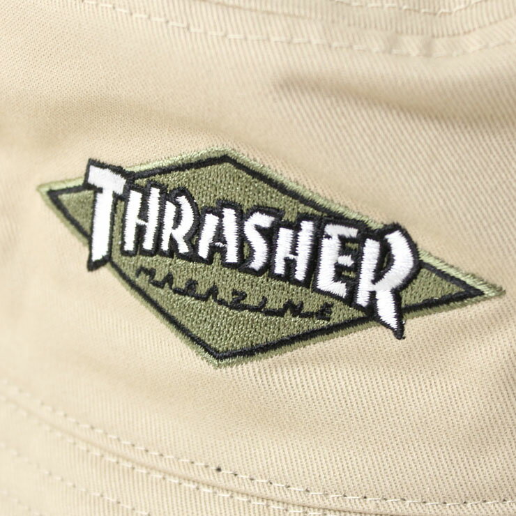 帽子 メンズ スラッシャー ハット THRASHER DIAMOND LOGO ツイルバケットハット 帽...
