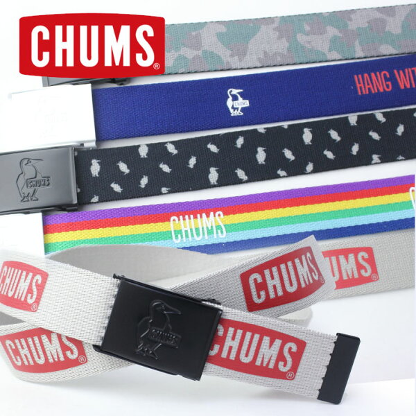 チャムスCHUMSBoobyEasyBeltブービーイージーベルトCH09-1109ガチャベルトメンズレディース柄ベルトブービー