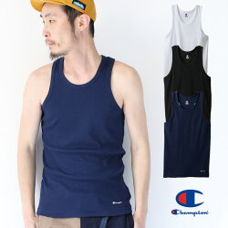 チャンピオンタンクトップメンズリブタンクトップChampionCM2HK301MサイズLサイズXLサイズ
