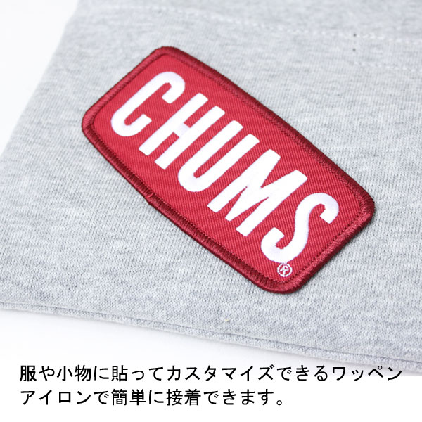 CHUMS 雑貨 ワッペン ワッペンチャムスロゴM CHUMS CH62-1470 ブービーバード ロゴ...