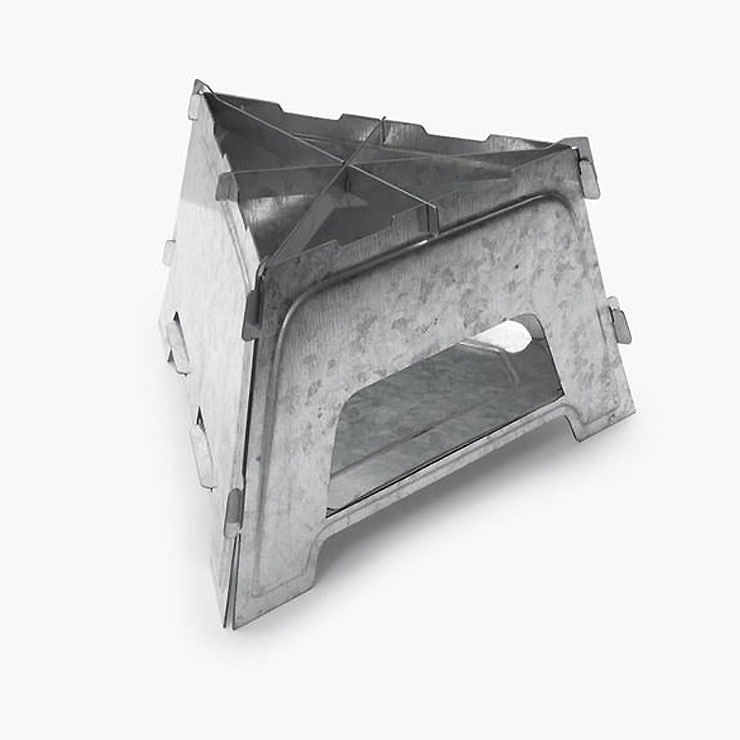 No BOX キャンプ用品 焚火台 フラットストーブ 焚火台 焚き火台 折りたた み式 ソロ 用 焚き火台