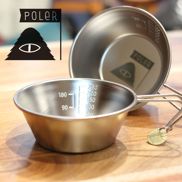 ポーラー POLeR シェラカップ アウトドアブランド ロゴ シェラカップ アウトドア キャンプ キャンプ用品 キッチン用品 秋 冬 秋冬 キャンプ ファッション アウトドアブランド